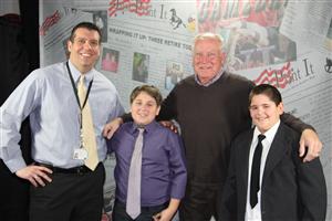 Mr. Eymann and Mr. Dieckmann with JPI TV Reporters. 